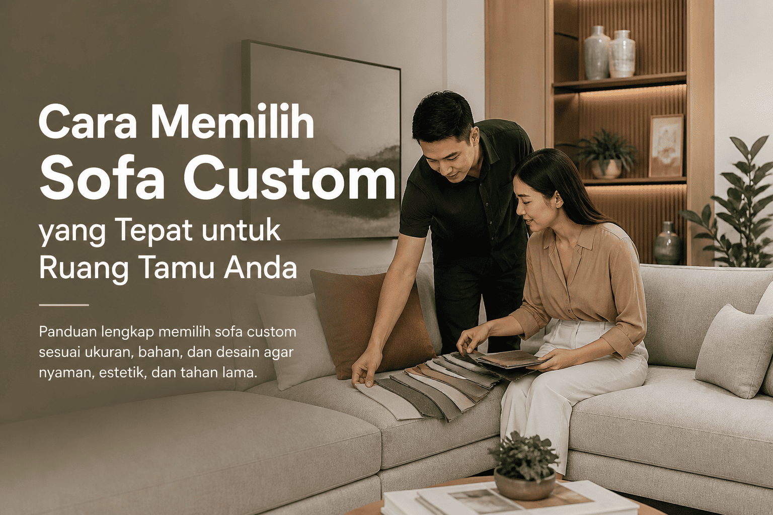 Cara Memilih Sofa Custom yang Tepat untuk Ruang Tamu Anda